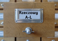 Rękopisy. Rzeczowy. A-L