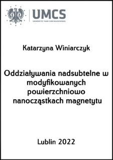 Oddziaływania nadsubtelne w modyfikowanych powierzchniowo nanocząstkach magnetytu