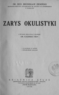 Zarys okulistyki