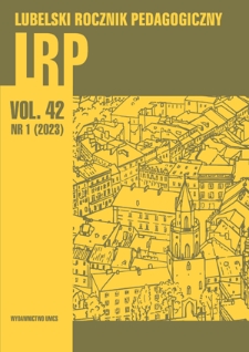 Lubelski Rocznik Pedagogiczny Vol. 42, nr 1 (2023) - Spis treści