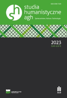 Turystyka i czas wolny – wolność wyboru w postpandemicznym świecie // Studia Humanistyczne AGH. Vol. 22, 1 (2023)