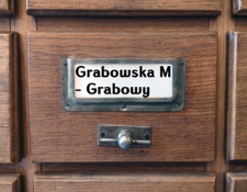 GRABOWSKA M.-GRABOWY Katalog alfabetyczny