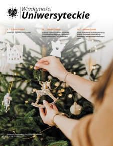 Wiadomości Uniwersyteckie / Uniwersytet Marii Curie-Skłodowskiej. 2022, nr 11=293 (grudzień)