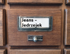 JEANS-JEDRZEJEK Katalog alfabetyczny