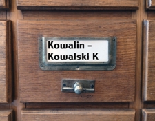 KOWALIN-KOWALSKI K. Katalog alfabetyczny