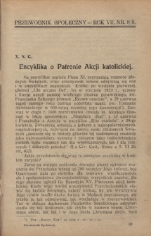 Przewodnik Społeczny : miesięcznik poświęcony kierownictwu stowarzyszeń polskich. R. 7 (1926), nr 8/9