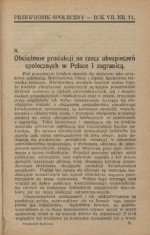 Przewodnik Społeczny : miesięcznik poświęcony kierownictwu stowarzyszeń polskich. R. 7 (1926), nr 11