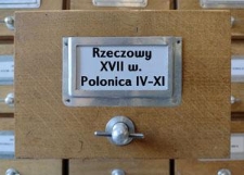 Polonica. XVII. Rzeczowy IV-XI