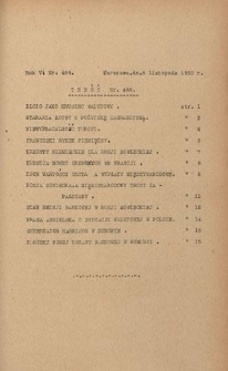 Wiadomości Finansowe : wydawnictwo perjodyczne Ajencji Wschodniej R. 5, nr 488 (8 listopada 1930)