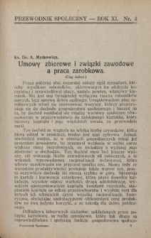 Przewodnik Społeczny : miesięcznik poświęcony kierownictwu stowarzyszeń polskich. R. 11, nr 4 (1930)