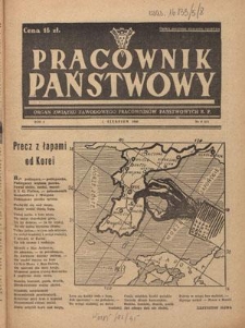 Pracownik Państwowy : organ Związku Zawodowego Pracowników Państwowych R. P. - R. 5, nr 8 [47] (1 sierpień 1950)
