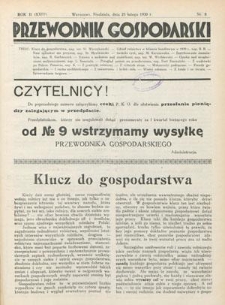 Przewodnik Gospodarski R. 2 [24], nr 8 (23 lutego 1930)