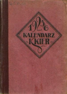 Kalendarz "Iskier" na Rok 1925/26, R. 2