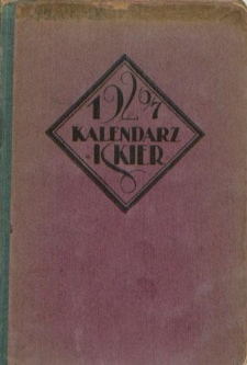 Kalendarz "Iskier" na Rok 1926 i 1927, R. 3 : mała encyklopedja i notatnik