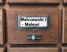 MALCZEWSKI J.-MALEWI Katalog alfabetyczny
