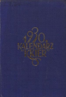 Kalendarz "Iskier" na Rok 1930