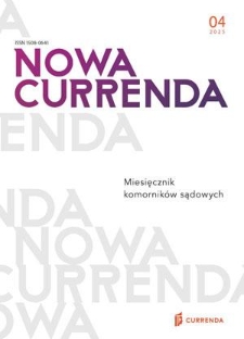 Nowa Currenda : magazyn komorników sądowych. 2025, 4