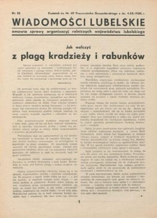 Przewodnik Gospodarski : organ Centralnego Towarzystwa Organizacyj i Kółek Rolniczych R. 10 [33], dodatek do nru 49 : "Wiadomości Lubelskie" nr 25 (4 grudnia 1938)