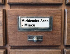MICKIEWICZ ANNA-MIECU Katalog alfabetyczny