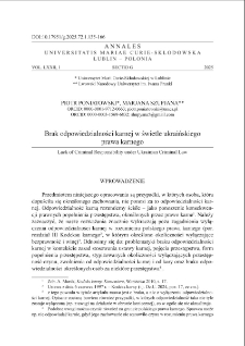 Brak odpowiedzialności karnej w świetle ukraińskiego prawa karnego