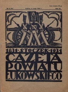 Gazeta Powiatu Łukowskiego. R. 4, nr 5=34 (1931)