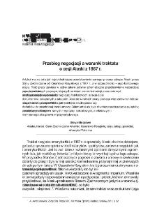 Przebieg negocjacji a warunki traktatuo cesji Alaski z 1867 r.