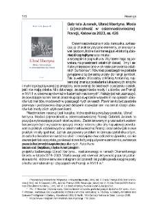 Gabriela Juranek, Ubrać libertyna. Moda i (a)moralność w osiemnastowiecznej Francji, Katowice 2023, ss. 428