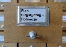Katalog kartkowy- Plan turystyczny- Polinezja