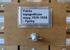 Katalog kartkowy- Polska topograficzne mapy 1929- 1938- Pyzdry