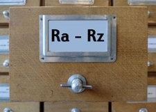 Katalog kartkowy Ra- Rz
