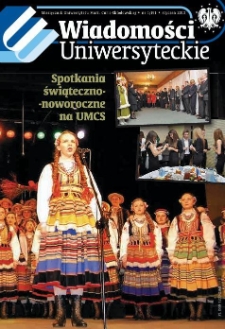Wiadomości Uniwersyteckie R. 23, Nr 1 (stycz. 2013)