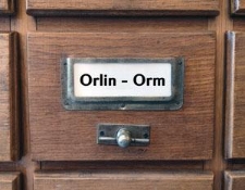 ORLIN-ORM Katalog alfabetyczny