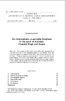 On intermediate q - Lauricella functionsin the spirit of Karlsson, Chandel Singh and Gupta.