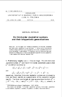 On third - order Jacobsthal numbers and their bihyperbolic generalizations