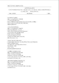 Street food tourism. Perspectives and experiences of two countries &ndash; Vietnam and Poland