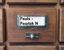 PAULS-PAWLAK N. Katalog alfabetyczny