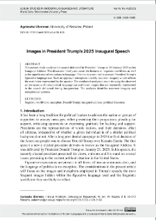 Images in president Trump&rsquo;s 2025 inaugural speech