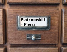 PIATKOWSKI J.-PIECU Katalog alfabetyczny