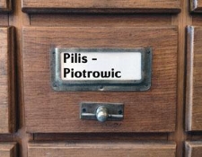 PILIS-PIOTROWIC Katalog alfabetyczny