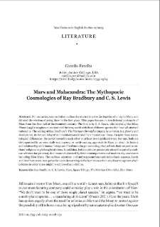 Mars and Malacandra: The Mythopoeic Cosmologies of Ray Bradbury and C. S. Lewis