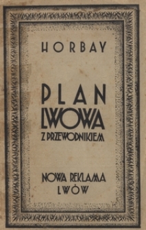 Przewodnik wraz z planem miasta Lwowa