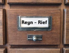 REYN-RIEF Katalog alfabetyczny
