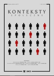 Konteksty Społeczne. T. 1, 2013 - Spis treści