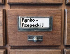 RYNKO-RZEPECKI J. Katalog alfabetyczny