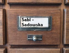 SABL-SADOWSKA Katalog alfabetyczny