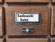 SADOWSKI-SAINT Katalog alfabetyczny