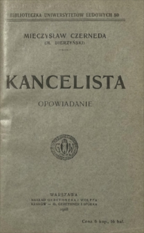 Kancelista : opowiadanie
