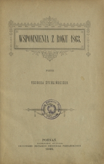 Wspomnienia z roku 1863