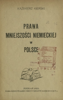 Prawa mniejszości niemieckiej w Polsce