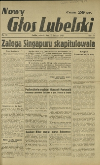 Nowy Głos Lubelski. R. 3, nr 39 (1917 lutego 42)